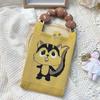 Bolsa de mão de atacado de fábrica em nome de mulheres, nova bolsa de malha para celular, bolsa de amor vermelha, bolsa mensageiro, mini bolsa