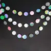 Guirnaldas de Papel con Forma de Estrella de 4 m para Cumpleaños, Guirnaldas de Hilo de Papel para Coser, Decoraciones para Fiestas y Bodas, Decoraciones para Escenas Festivas, Adornos Colgantes