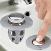 Tapón de Desagüe para Lavabo Doméstico, Núcleo Pop-Up de Cobre Puro Antiatascos para Tina, Ferretería de Tapón Filtro Tipo Presión para Lavabo