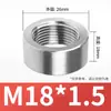 Aço Inoxidável 304/316 Rosca Imperial Métrica Base de Solda Rosca Fêmea Assento G1/4 3/8 1/2 3/4 1 polegada