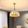 Lámpara Colgante de Cobre de Estilo Americano de Doble Propósito para Entrada, Pasillo, Dormitorio, Estudio, Balcón, Candelabro de Cobre Creativo a Prueba de Óxido