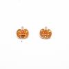 Venta al por mayor de fábrica, venta directa, serie de Halloween, joyería artesanal, pequeño colgante de gota de aceite, aleación, perla, calabaza, sombrero mágico