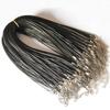1.5/2mm color hilo de cera Corea del Sur diy cuerda para collar accesorios de joyería broche de langosta cadena de extensión cuerda para colgante al por mayor