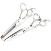 Tijeras Plateadas Fdms para Zurdos 6.0 pulgadas Forma Especial Dimashi Tijeras de Peluquería Tijeras para Cortar el Cabello Tijeras Planas Tijeras para Flequillos 7H