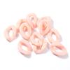 Hebilla de cadena acrílica plástico de apertura color aretes hebilla para clip de cabello cadena para grupo de joyería diy 50/bolsa