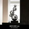 Mobiliario Blando y Adornos para Sala de Estar del Hotel Beihanmei, Adornos Grandes de Piso, Decoraciones Artísticas Redondas de Alta Gama de Lujo Ligero Italiano