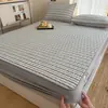 Colcha pieza única funda de cama protector de colchón funda de cama algodón puro 100% todo algodón funda de colchón ajustable 2026 funda de cama