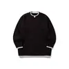 Ropa Vintage Yidao Otoño 2026 Nuevo Estilo Americano Marca de Moda Suéter Falso de Dos Piezas para Hombre Versátil Holgado Camisa de Punto Base