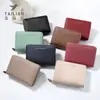 Nueva Cartera de Cuadros Talian para Mujer, Corta, Compacta, Ultradelgada, Simple, Popular, Billetera para Monedas de Estudiante
