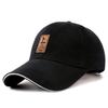Chapéu de Outono Novo Estilo Boné de Beisebol Estilo Coreano Masculino para Pessoas de Meia-Idade e Idosas Boné com Aba de Algodão da Moda Chapéu de Proteção Solar para Exterior