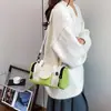 Nova Bolsa de Mão Color Block de Grande Capacidade Feminina Bolsa Cilíndrica Versátil Casual Transversal de Tecido Bolsa Transversal de Viagem com Múltiplos Bolsos