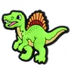 Série Pequeno Dinossauro Desenho Animado Tamanho Pequeno Adesivo Plano de Borracha Macia PVC Sapato com Furos Transfronteiriço Ímã de Geladeira Acessórios de Enfeite DIY