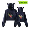 Sudadera con capucha para mujer con orejas de gato de peluche de Bad Bunny, superventas, Un Verano Sin Ti