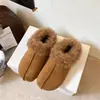 Touca de Cabelo Cacheado Retrô Chinelos Preguiçosos para Mulheres, Moda de Inverno Versátil Camurça Solado Plano Mais Veludo Meio Chinelos Birkenstock