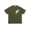 Camiseta Estampada Camuflada Mármore com Estampa do Pikachu, Corte Solto, Manga Curta Lua, Gola Redonda, Roupa Unissex para Casal