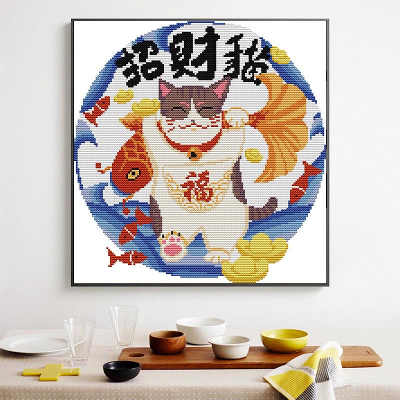 Z689-01903 招财猫 140×146(3