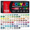 Marcador de Acrílico Líquido Directo Transfronterizo con Punta Suave, Impermeable, Opaco, Apilable por Color, Marcador de Color Especial para Pintura Artística
