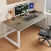Escritorio de computadora, escritorio de oficina en casa, escritorio de estudio para estudiantes, mesa larga de pared, escritorio simple para viviendas de alquiler