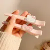 Paquete de 2 Pinzas para Maquillaje de Gato con Lentejuelas Extra Grandes Pasador Clip para Flequillo Roto Sin Costuras Pinza Lateral