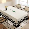 Toalha de Mesa Impermeável, à Prova de Óleo, Lavável, Resistente ao Calor, Retangular, Luxo Leve, Toque de Alta Qualidade, Novo Modelo 2026, Pano para Mesa de Centro