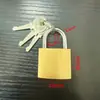 Cadeado de Cobre Imitação, Fechadura de Porta, Cadeado Pequeno, Cadeado para Mala Caixa de Correio, Cadeado para Caixa de Ferramentas, Cadeado Brilhante Neutro Sem Palavras para Exportação