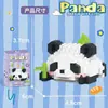 Novos Blocos de Construção de Panda para Crianças, Blocos de Construção de Partículas Micro em Formato de Flor, Brinquedos Educativos de Montagem, Brinquedos de Presente Venda por Atacado