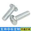 Tornillos para Máquina de Cabeza Phillips de Hierro Blanco Zinc M3~M6 Estándar de Guangdong Tm En Stock Galvanizados Anti-Óxido Cabeza Plana Grande Phillips Pequeños Tornillos