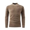 Camiseta de manga larga para hombre con forro polar cálido para primavera y otoño transfronterizo