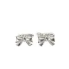 Pendientes de Lazo para Mujer, Pinzas para Orejas Estilo de Lujo Ligero Nicho de Gama Alta, Nuevo Modelo Popular 2026, Pendientes Elegantes