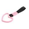 Cinturón Electrostático JDM en Forma de Corazón de Plástico para Coche Anillo Colgante Decorativo de Advertencia Anillo de Advertencia para Parachoques Trasero Anillo de Tirar a Mano para el Interior del Coche