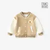 Tops para Niños de Primavera y Otoño Uniformes de Béisbol para Bebés Niños Tops para Niñas Ropa Casual para Bebés y Niños Ropa Infantil al por Mayor