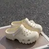 Zuecos Deportivos Casuales de Eva Nuevos de Primavera para Mujer, Sandalias de Suela Suave Antideslizantes Transpirables Engrosadas para Interiores para Hombre