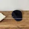 Gorra de visera retro bordada reversible para niños y niñas, gorra de visera estilo británico de otoño para niños a la moda