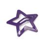 Pinza para el cabello brillante con forma de estrella de cinco puntas estilo caramelo versión coreana para flequillo y cabello lateral, accesorio para el cabello de niña en colores caramelo