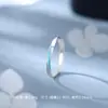 Anéis de Casal Mobius em Prata Esterlina S999 Geométricos Simples Delicados Presente de Dia dos Namorados Joias de Mão Delicadas Dropshipping