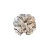 Diseño Original Scrunchie Floral Multicapa Azul Claro para Mujer, Accesorio Único para Moño