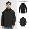 Jaqueta outdoor masculina e feminina três em um duas peças outono e inverno acolchoada com plumas, impermeável, respirável, traje de esqui