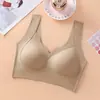 Ropa Interior de Lifting Sin Rastro para Mujer Pecho Grande Revelador Pequeña Reunión Anti-Caída Superior Colapsado Paramilum Sin Aros Cómodo Hermoso Espalda Sujetador