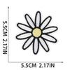 Amazon nuevo traje de pegatinas de tela bordada Cien Flores decoración de ropa pegatinas de parche caricatura crisantemo pegatinas bordadas de transferencia térmica