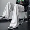 Pantalones de chándal casuales de peso pesado para hombre, nuevo estilo de otoño e invierno, marca americana de tendencia, pantalones deportivos de caída, pantalones rectos holgados, ropa para hombre