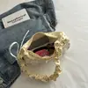 Exquisito Lazo de Encaje de Lunares 2026 Nuevo Bolso Baguette de Moda Versátil de un Solo Hombro para Viajar Debajo del Brazo