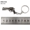 Mini Acessórios PUBG P90 S686 DP-28 Chaveiro de Liga Metálica Modelo de Arma Brinquedo Pequeno Ornamento