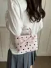 2026 Verano Nuevo Estilo Dulce Bolso de Mano de Lunares con Lazo Bolso Cruzado Pequeño Versátil Bolso de Hombro para Mujer Bolso de Mujer al por Mayor