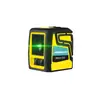 Zhenbing Medidor de Nível Laser Verde para Exterior Alta Precisão Luz Forte Linha Fina Laser de Duas Linhas Montado na Parede Azulejo Instrumento de Nivelamento Automático