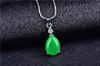 Colar com pingente de gota d'água de quartzito uma variedade de pingentes opcionais de jade mala need other styles contact customer service
