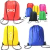 Bolsa con Cordón de Poliéster Mochila Personalizada con Cordón de Lona y Algodón Bolsa Deportiva de Tela Oxford para Guardar Pelotas Mochila Portátil