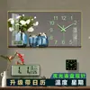 Reloj de Pared Luminoso para Sala de Estar, Reloj para el Hogar, Pintura Decorativa de Moda, Reloj Moderno de Lujo Rectangular, Reloj de Pared 20