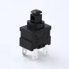 Venta Directa de Suministro Pulsador PBS2-7 Tipo Torre Auto-bloqueante Restablecimiento Pata Recta Parche 13 * 19mm