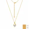 Collar de Plata de Ley S925 Símbolo Infinito de Moissanita Collar Completo de Moissanita de Plata de Ley para Mujer Estilo de Comercio Exterior Productos en Stock Transfronterizos