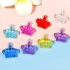 Corona pequeña de cristal de imitación acrílica gema para niños juguete joyería colgante agujero juguete musical con material de accesorios